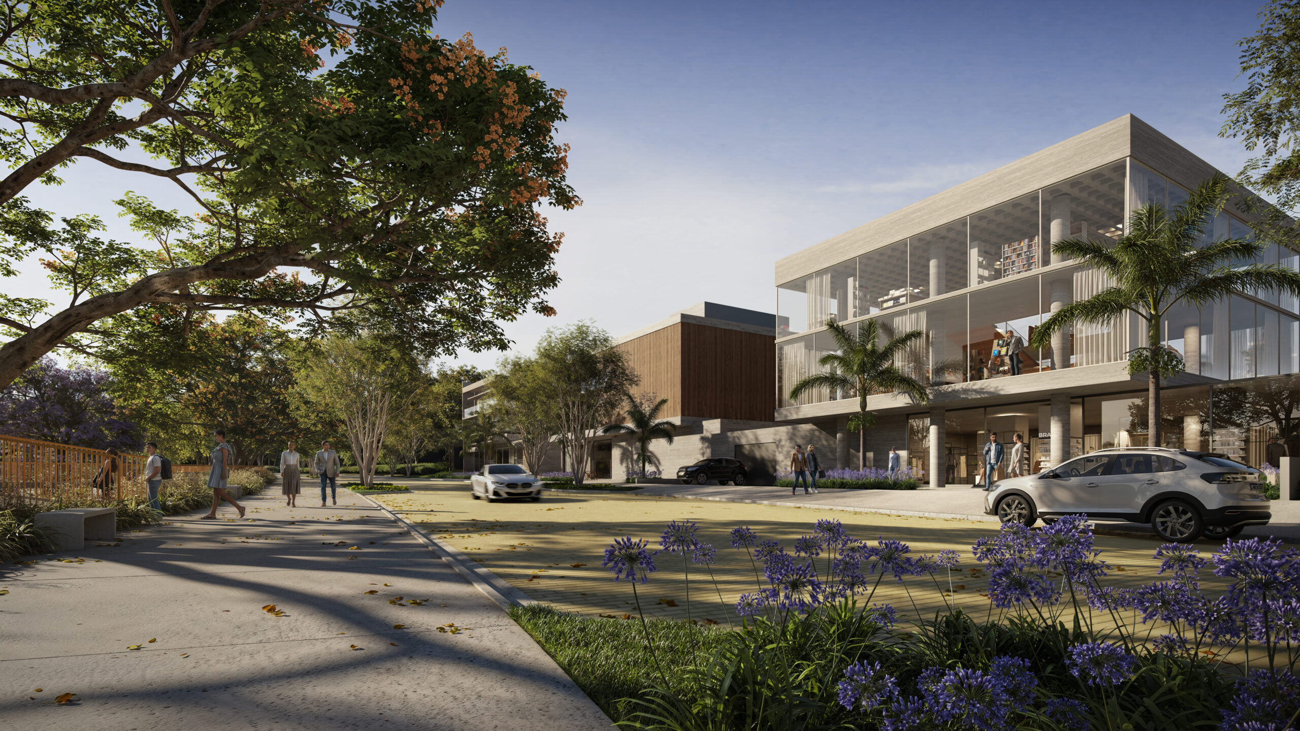 Ruas e Lotes comerciais